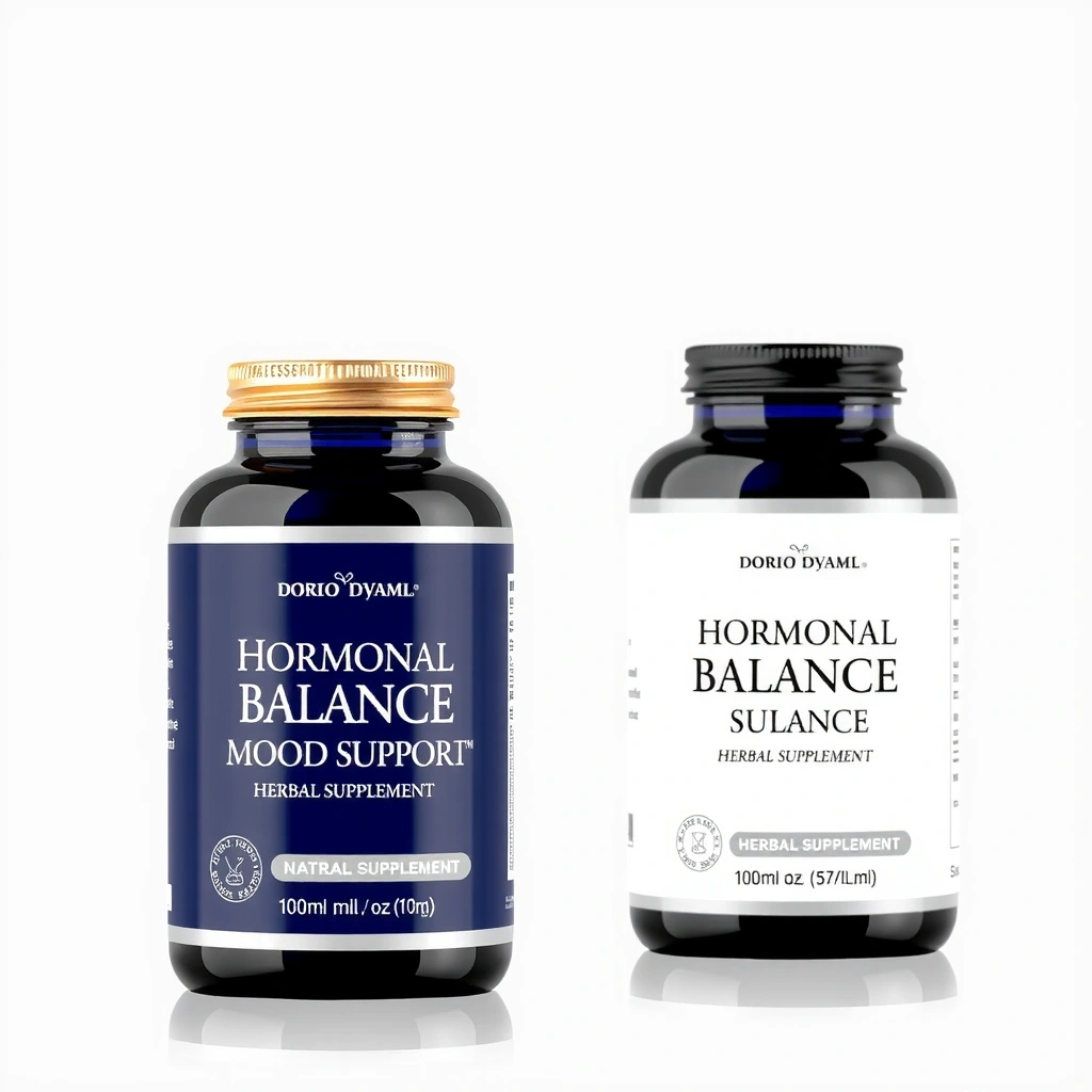 Product packaging for 'Hormonal Balance & Mood Support'